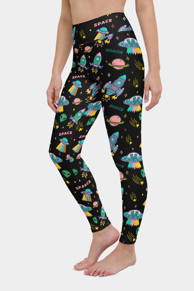 Alien UFO Yoga Pants – SeeMyLeggings