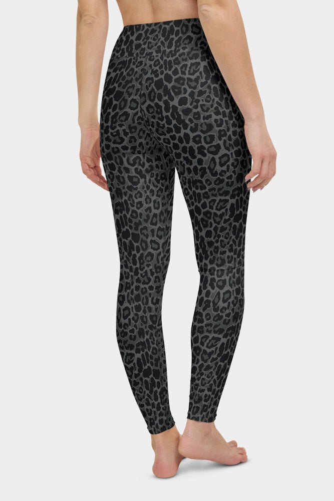 Black Leopard Yoga Pants - SeeMyLeggings