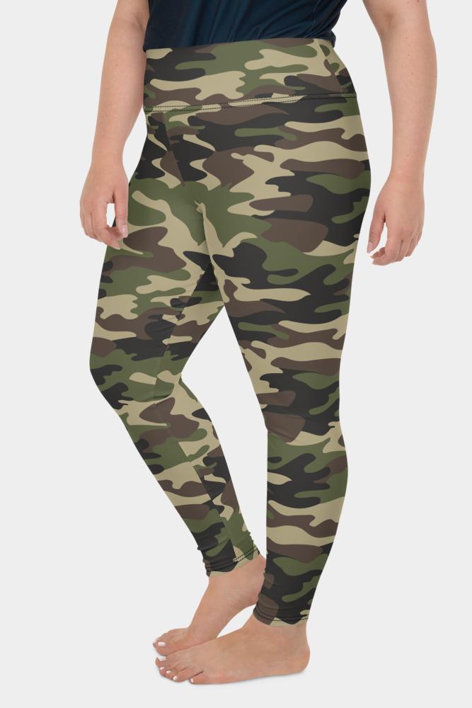 Camouflage Plus Size Leggings - SeeMyLeggings