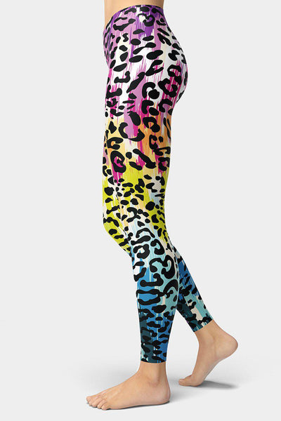 Colorful Leopard Leggings - SeeMyLeggings