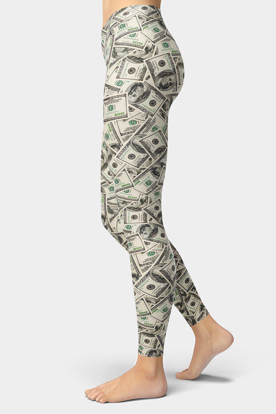 100 Dollar Bills Leggings  100 dollar bill, Dollar bill, 100 dollar