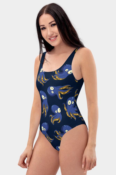 Octopus One-Piece Swimsuit - SeeMyLeggings