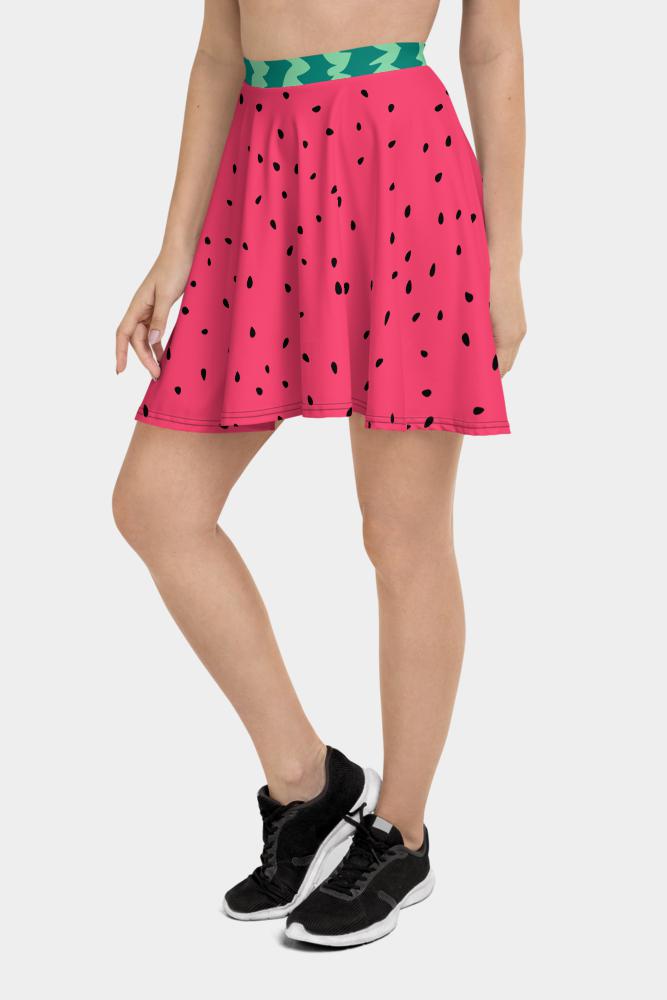 Watermelon Skater Skirt - SeeMyLeggings