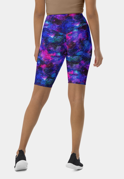 Galaxy Biker Shorts - SeeMyLeggings