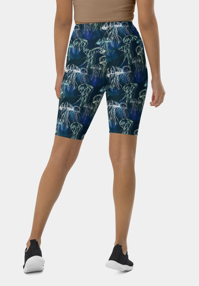 Jellyfish Biker Shorts - SeeMyLeggings