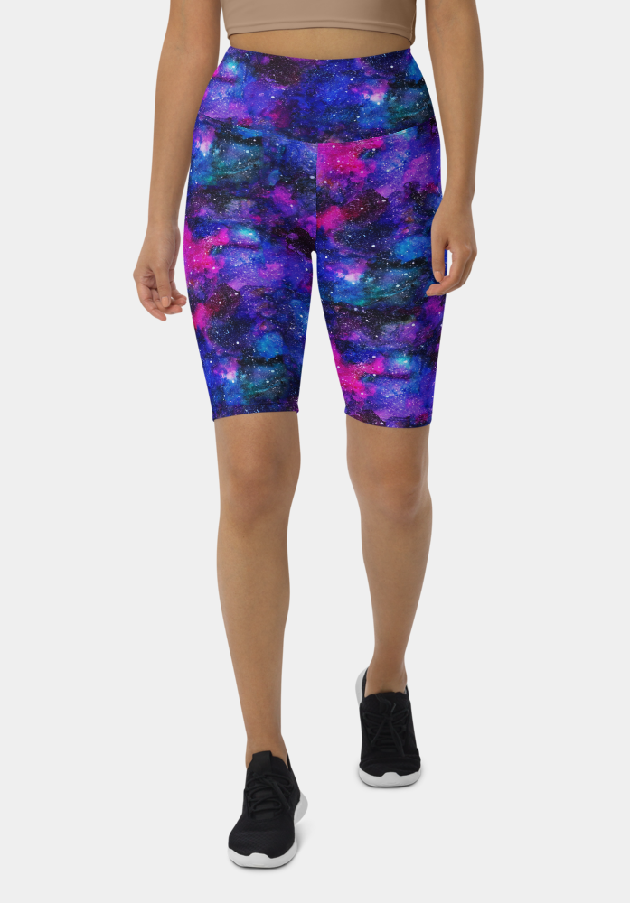Galaxy Biker Shorts - SeeMyLeggings