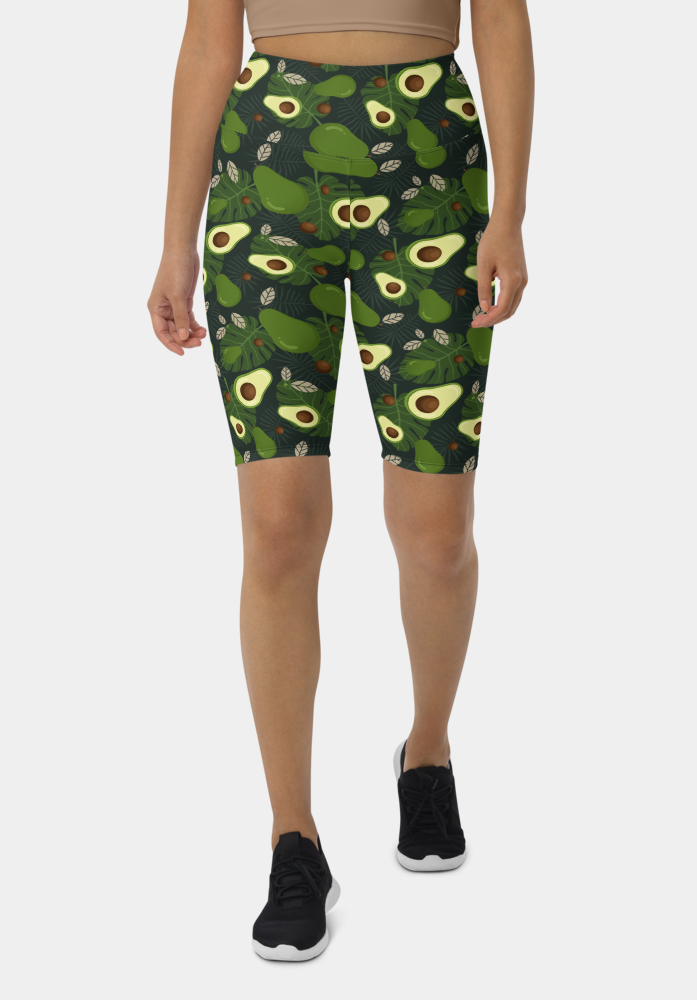 Avocado Biker Shorts - SeeMyLeggings