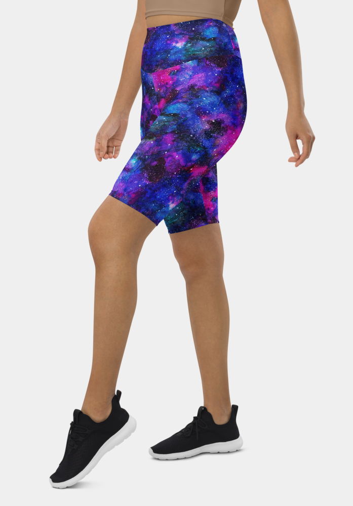 Galaxy Biker Shorts - SeeMyLeggings