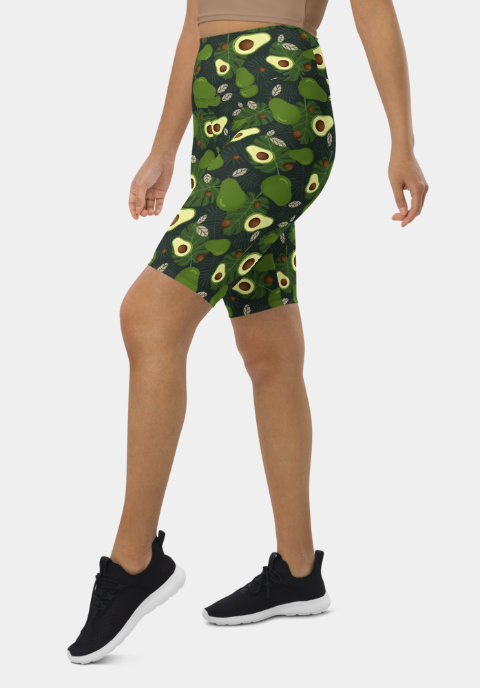 Avocado Biker Shorts - SeeMyLeggings