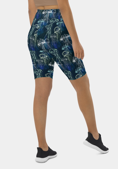 Jellyfish Biker Shorts - SeeMyLeggings