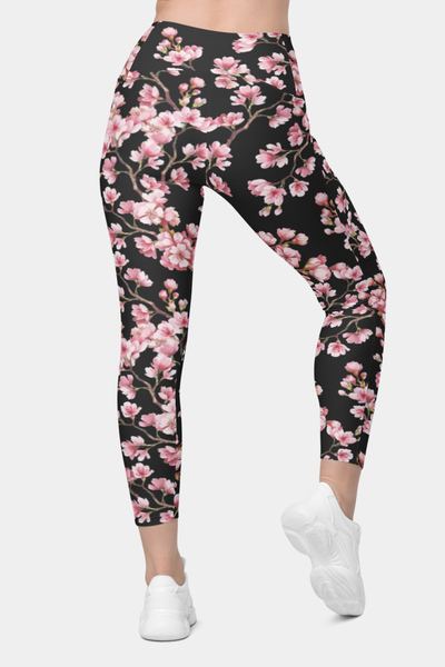 Cherry Tree Leggings with pockets - SeeMyLeggings