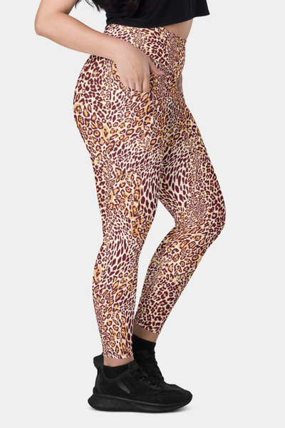 Leopard Leggings with pockets - SeeMyLeggings