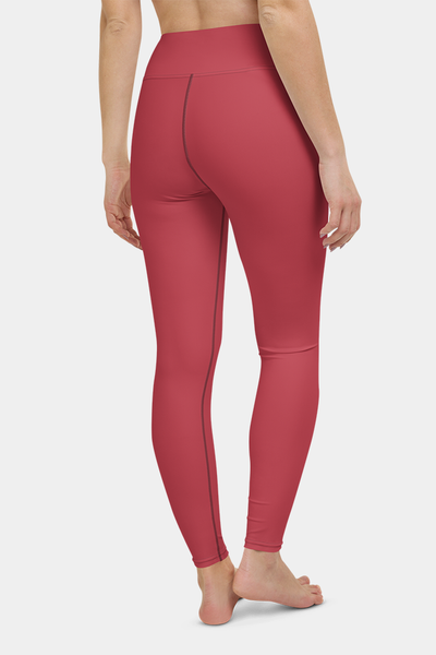 Fashion Red Yoga Pants - SeeMyLeggings
