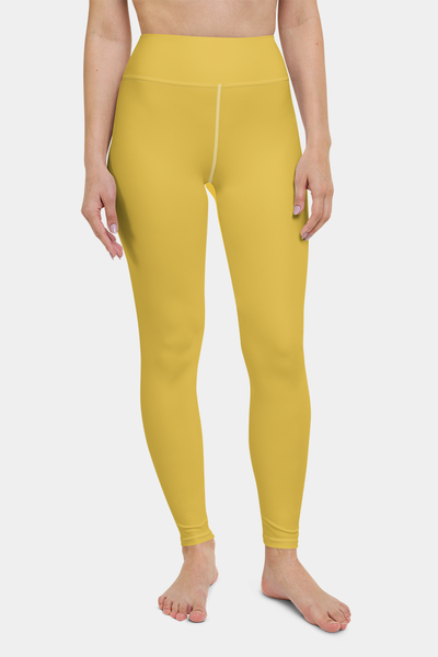 Sunshine Yellow Yoga Pants - SeeMyLeggings