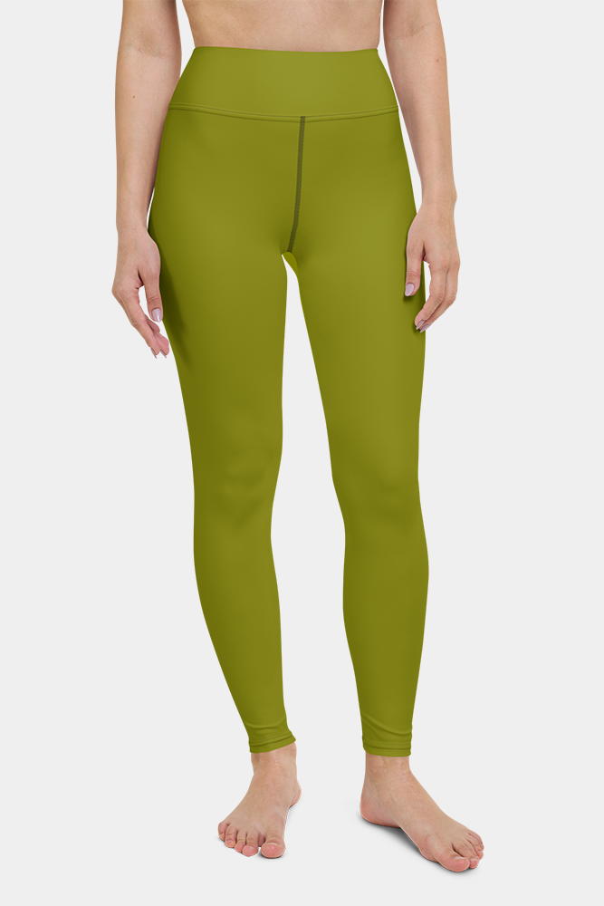 Olive Green Yoga Pants - SeeMyLeggings