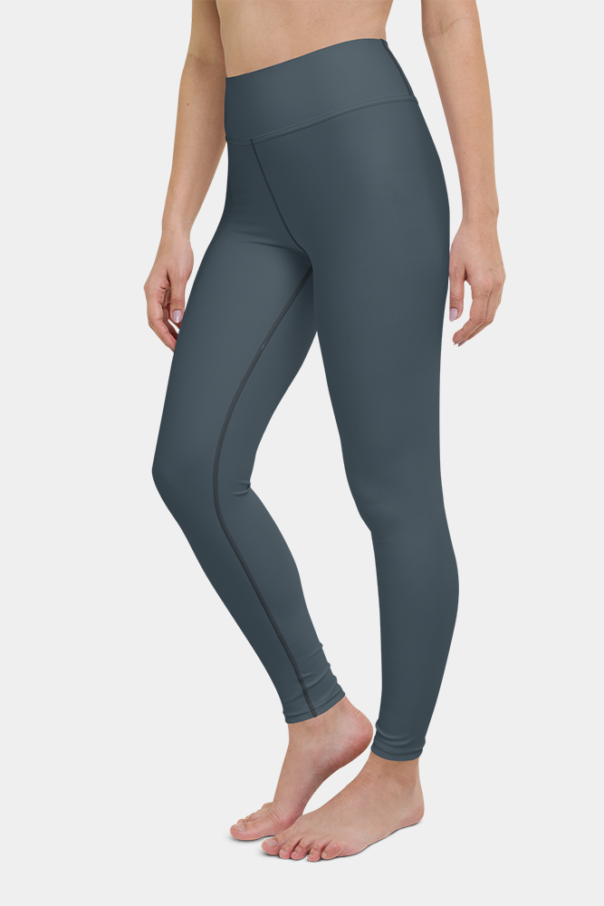 Gray Charcoal Yoga Pants - SeeMyLeggings