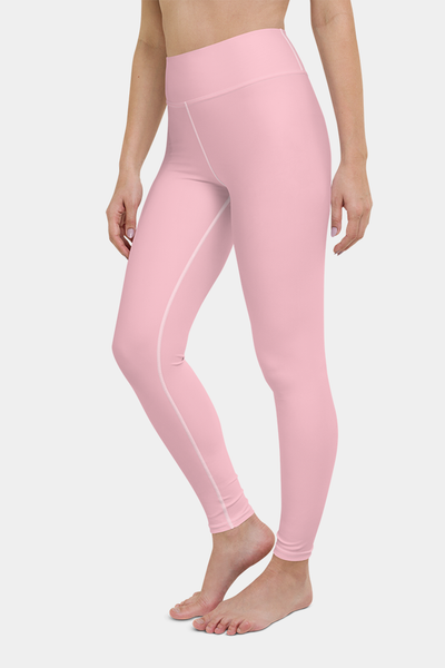Bubblegum Pink Yoga Pants - SeeMyLeggings