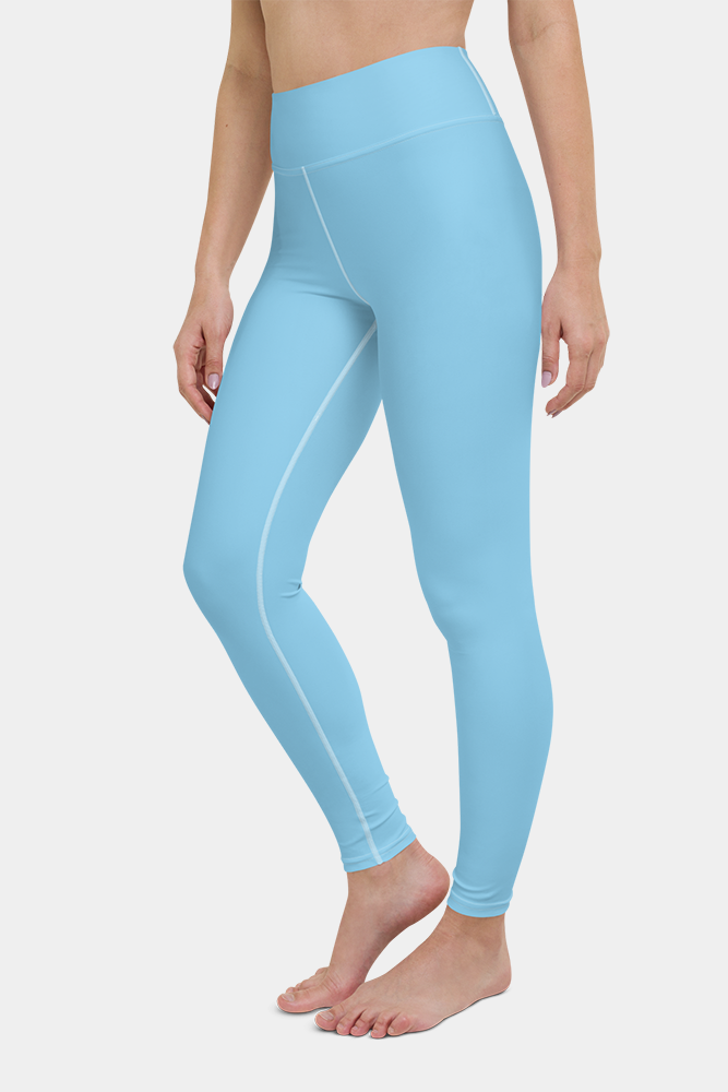 Baby Blue Yoga Pants - SeeMyLeggings