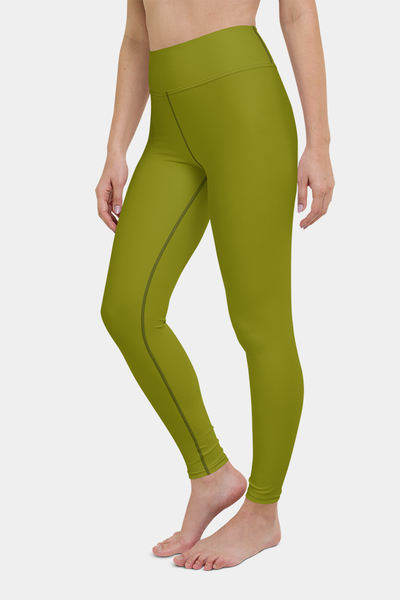 Olive Green Yoga Pants - SeeMyLeggings