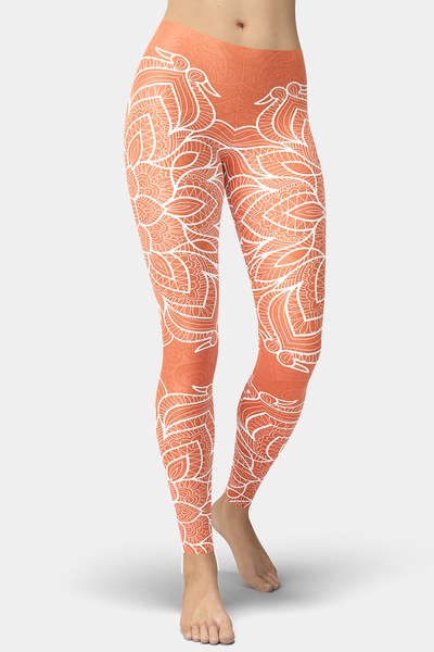 Apricot Mandala Leggings - SeeMyLeggings