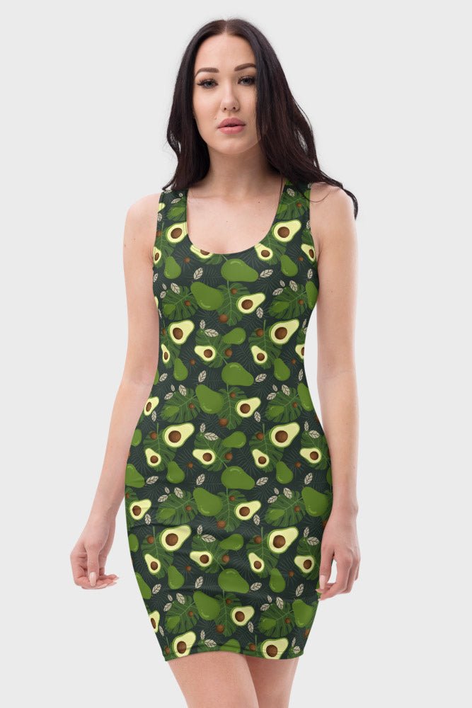 Avocado Fruit Dress - SeeMyLeggings