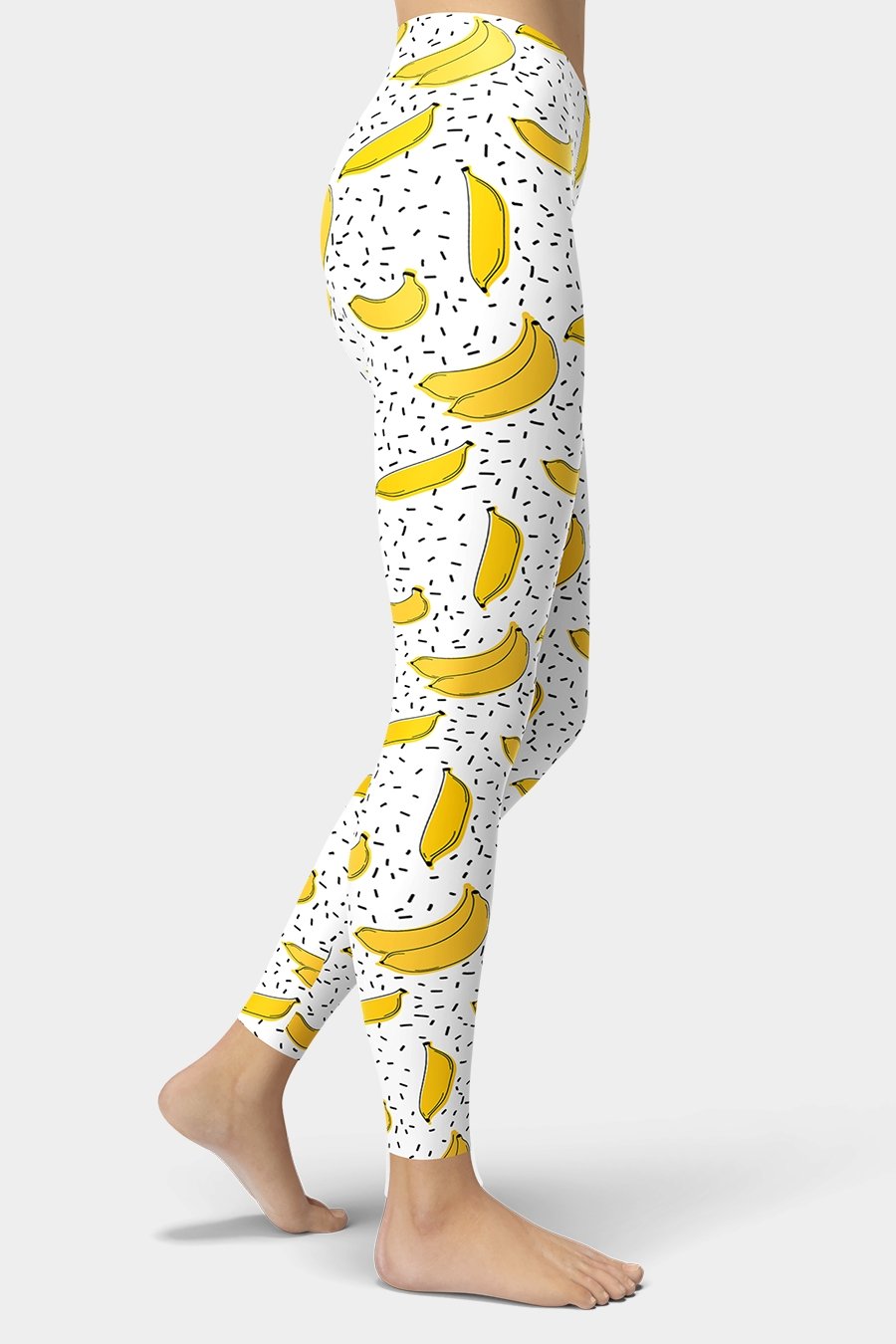 Bananas Printed Leggings - SeeMyLeggings