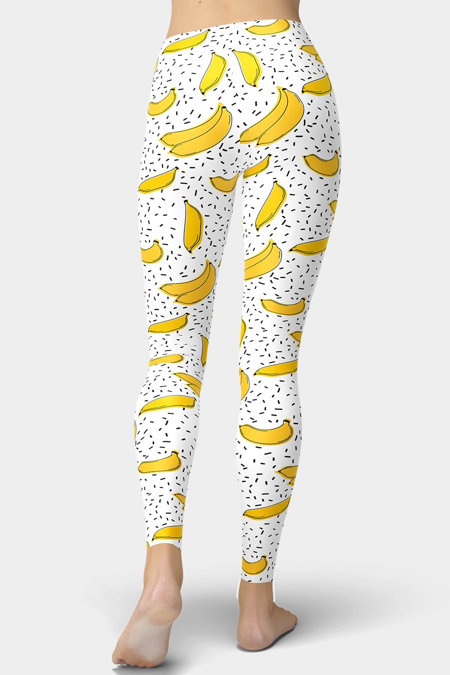 Bananas Printed Leggings - SeeMyLeggings