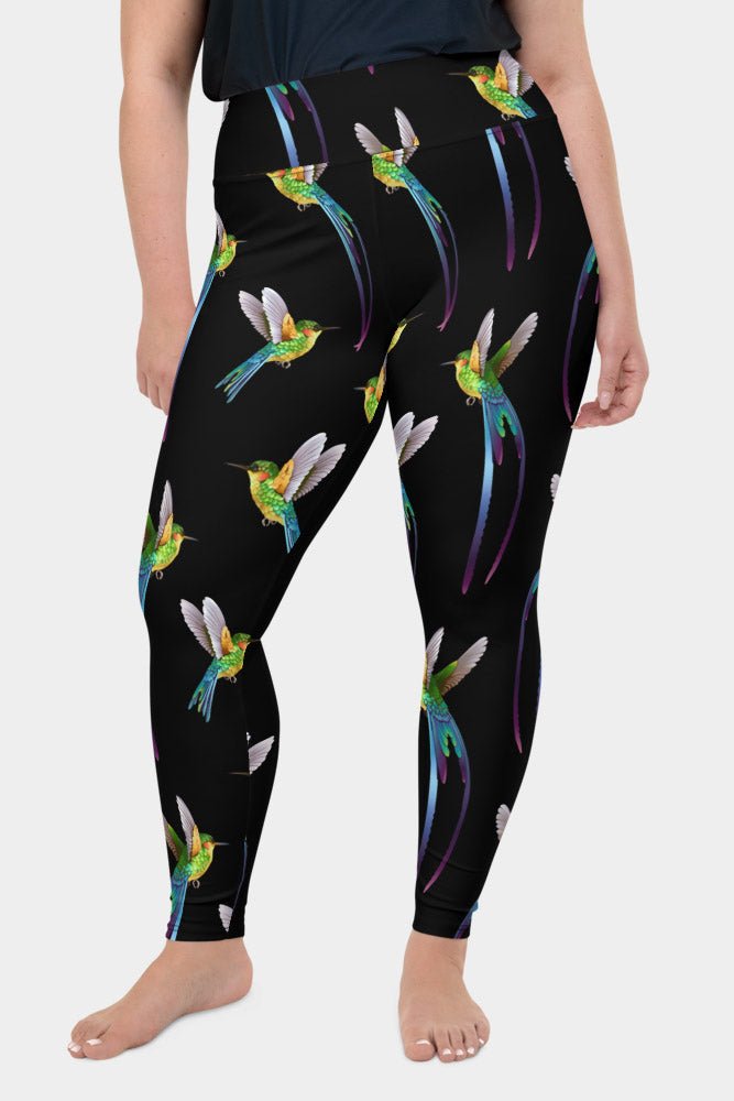 Birds Plus Size Leggings - SeeMyLeggings