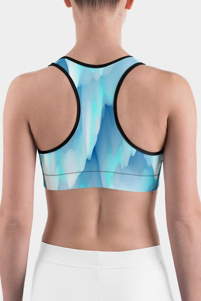 Blue Ice Sports bra - SeeMyLeggings