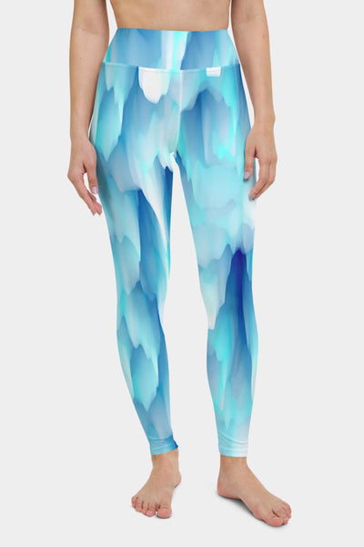 Blue Ice Yoga Pants - SeeMyLeggings