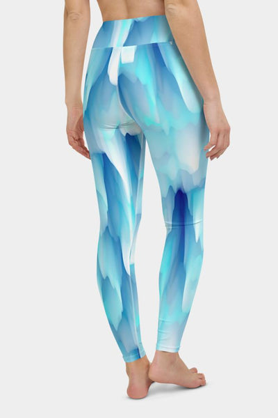 Blue Ice Yoga Pants - SeeMyLeggings