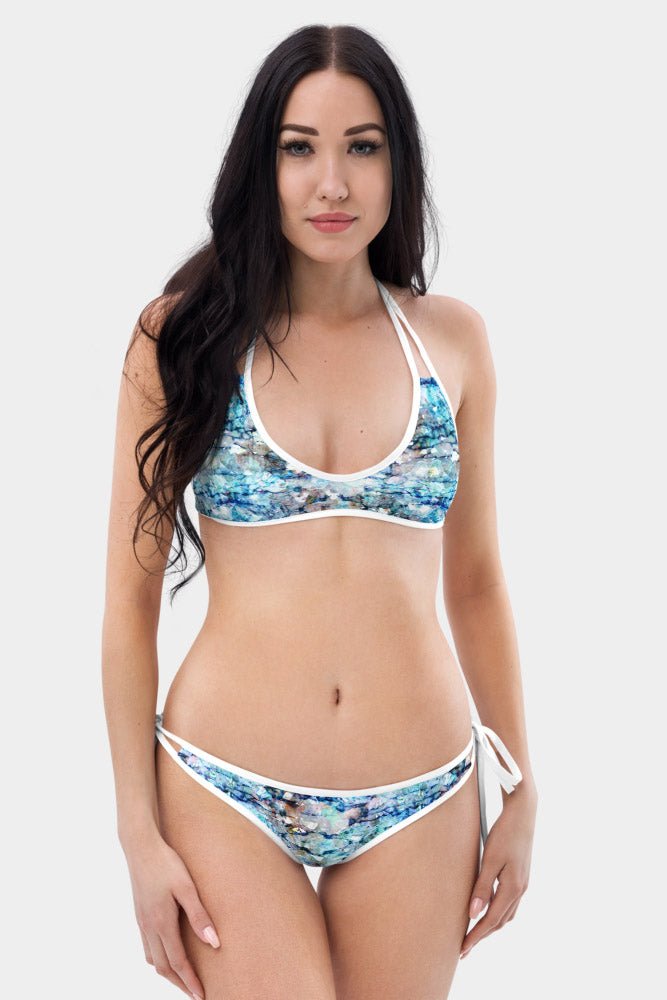 Blue Marble Bikini - SeeMyLeggings