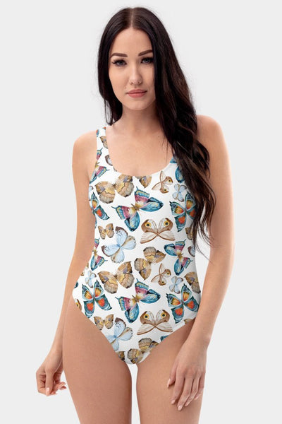 Butterfly One-Piece Swimsuit - SeeMyLeggings