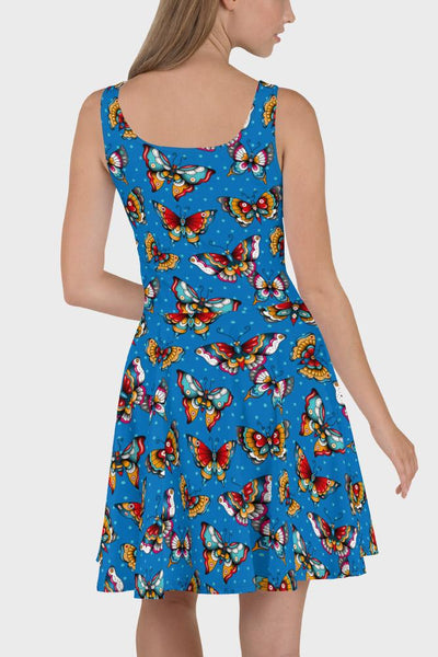Butterfly Skater Dress - SeeMyLeggings