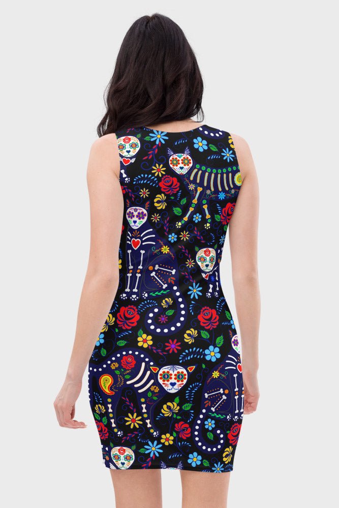 Calavera Cats Dress - SeeMyLeggings