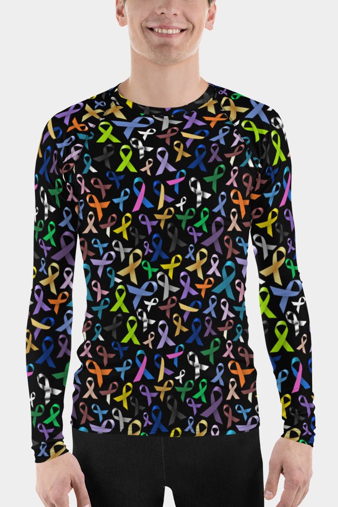 Cancer Awareness Ribbon Men's Rash Guard – SeeMyLeggings