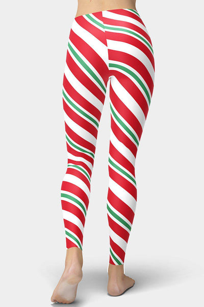 Candy Cane Christmas Leggings - SeeMyLeggings