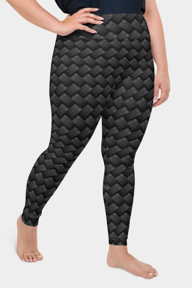 Carbon Fiber Plus Size Leggings SeeMyLeggings