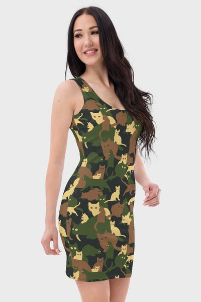 Cats Camouflage Dress - SeeMyLeggings