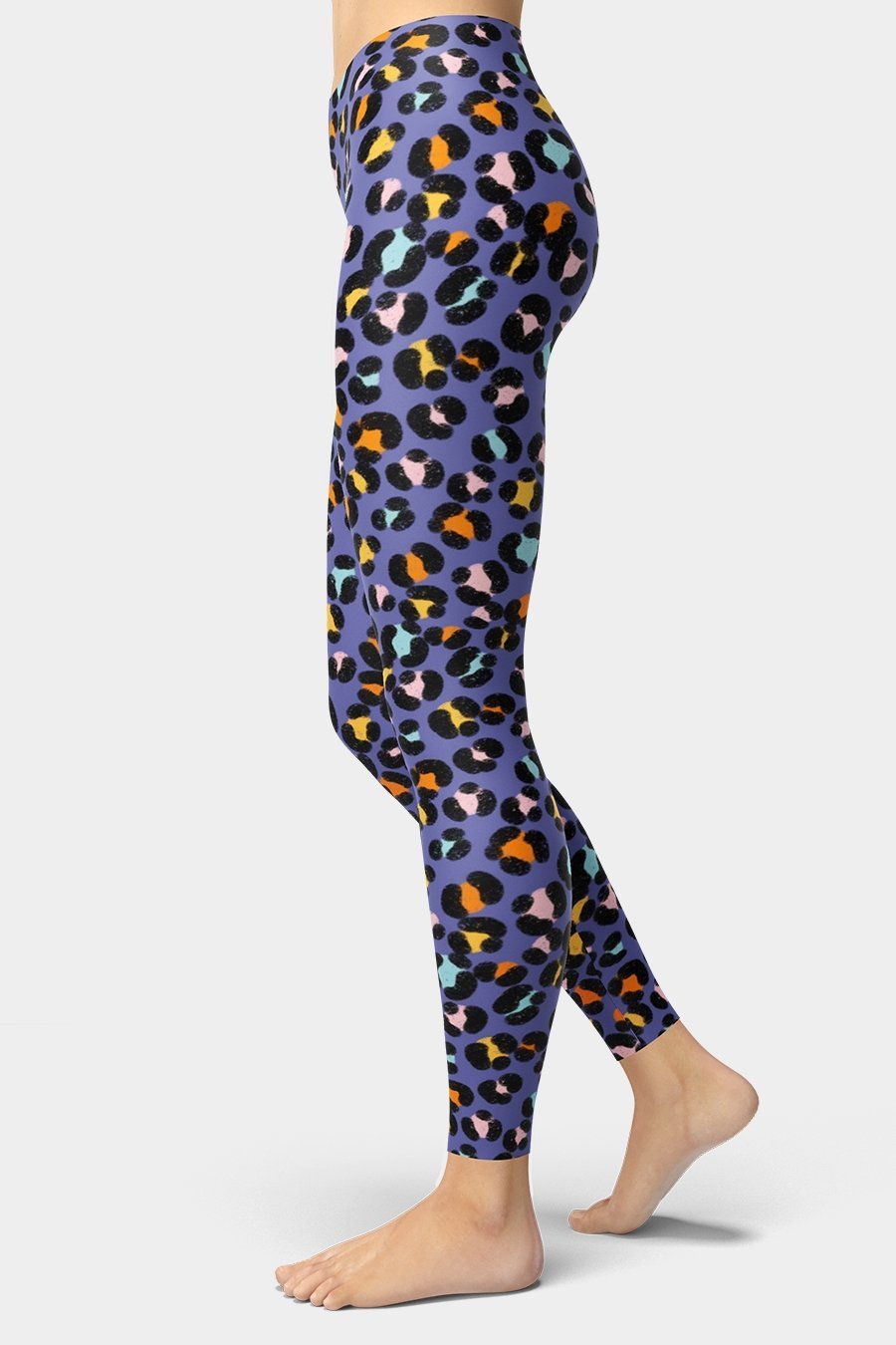Color Leopard Leggings - SeeMyLeggings