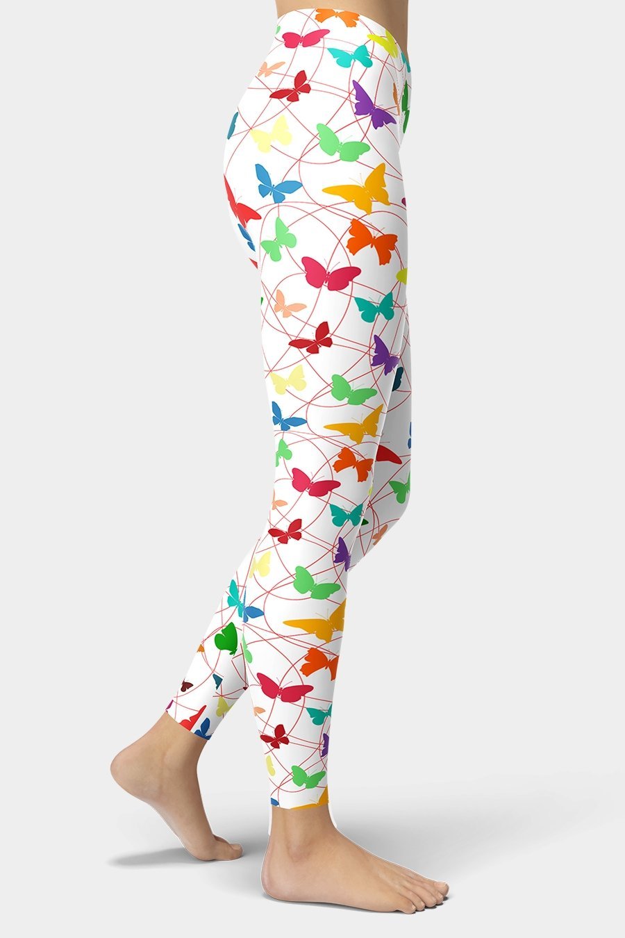 Colorful Butterfly Leggings - SeeMyLeggings