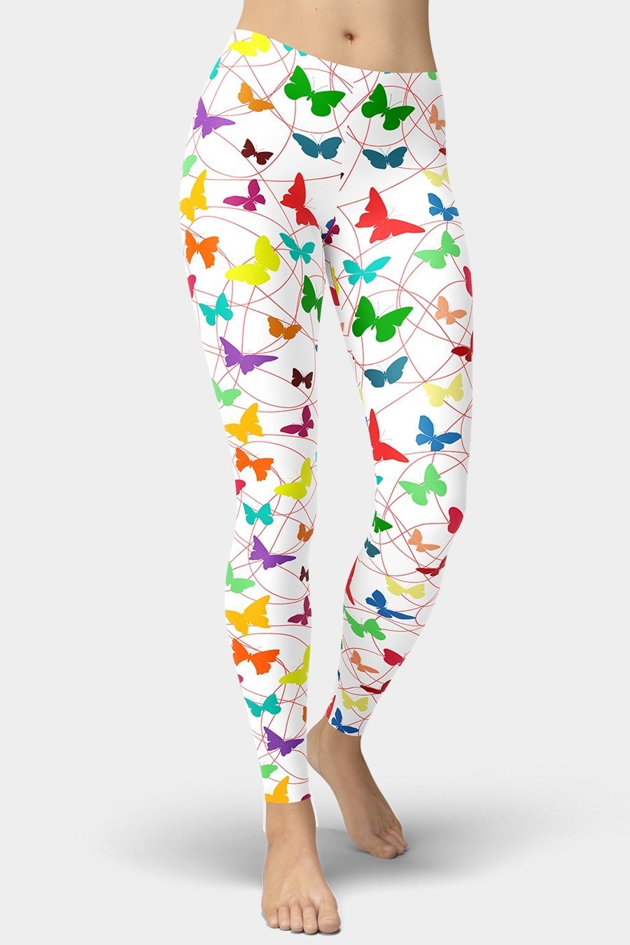 Colorful Butterfly Leggings - SeeMyLeggings