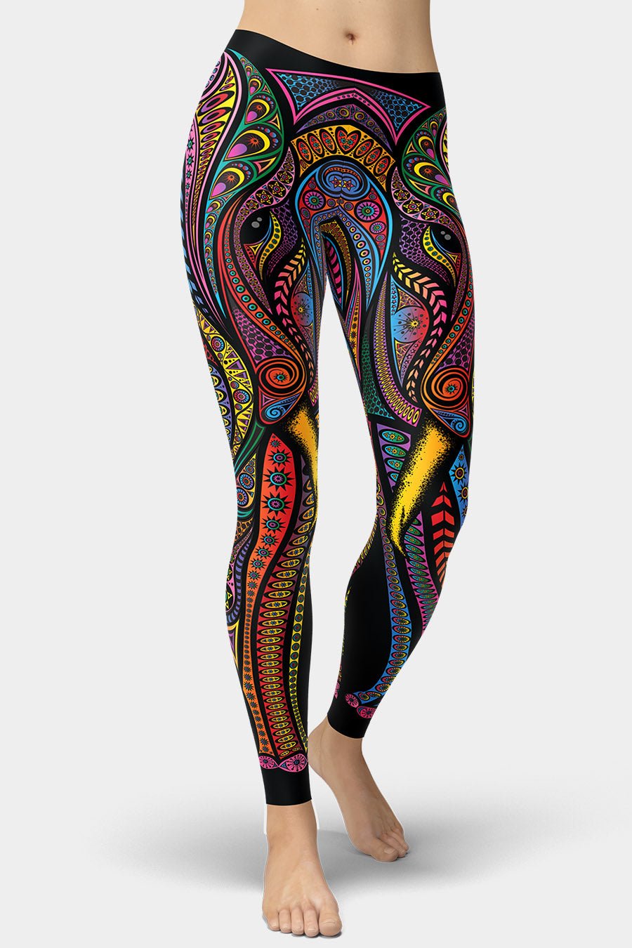 Colorful Elephant Leggings - SeeMyLeggings