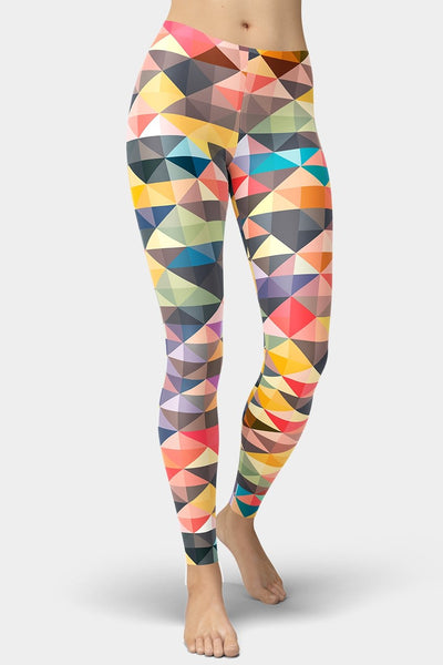 Colorful Geometric Leggings - SeeMyLeggings