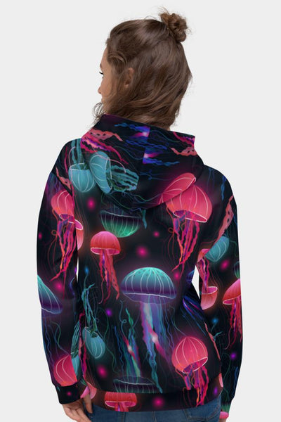 Colorful Jellyfish Unisex Hoodie - SeeMyLeggings