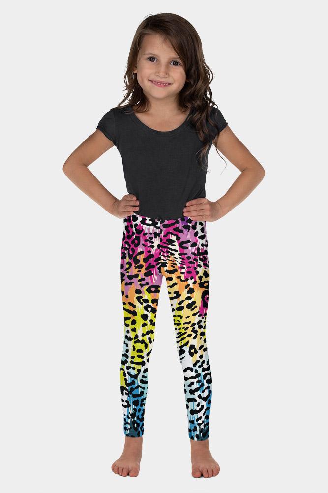 Colorful Leopard Kid's Leggings - SeeMyLeggings