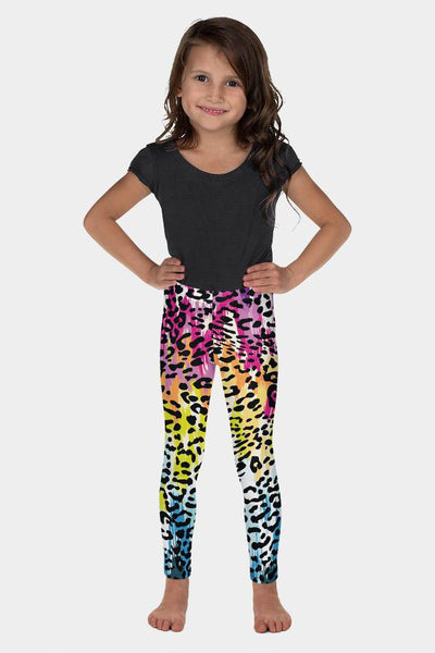 Colorful Leopard Kid's Leggings - SeeMyLeggings