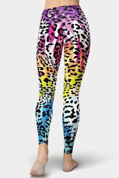 Colorful Leopard Leggings - SeeMyLeggings