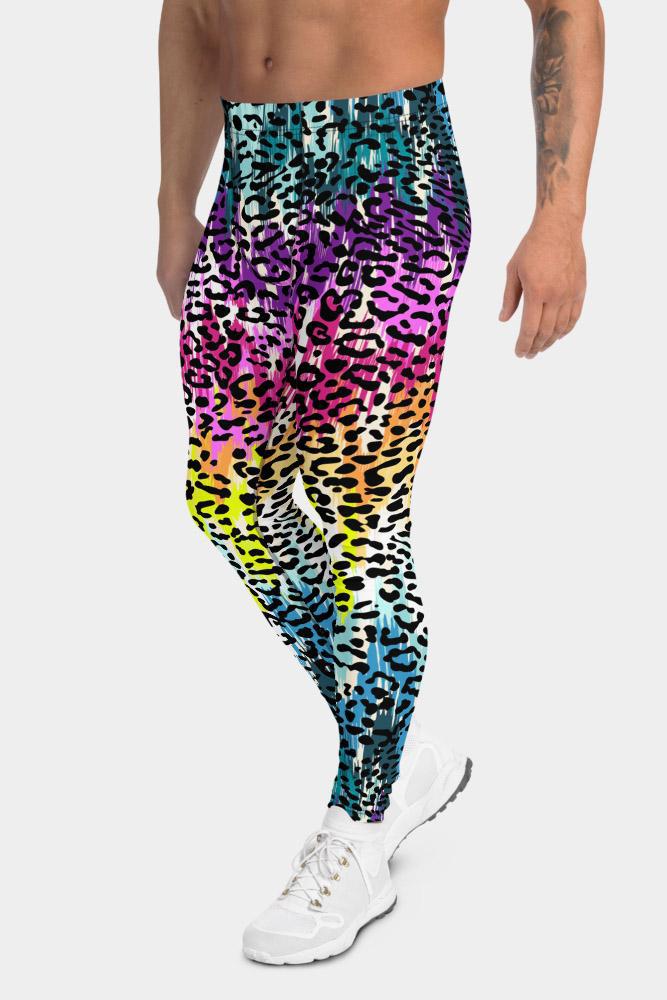 Colorful Leopard Meggings - SeeMyLeggings