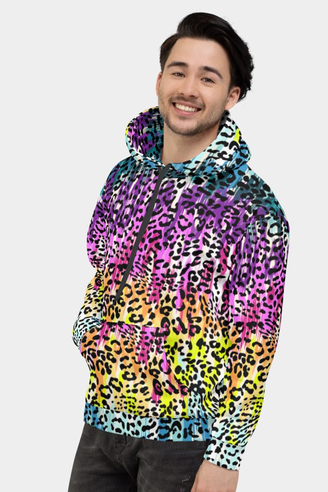 Colorful Leopard Unisex Hoodie - SeeMyLeggings
